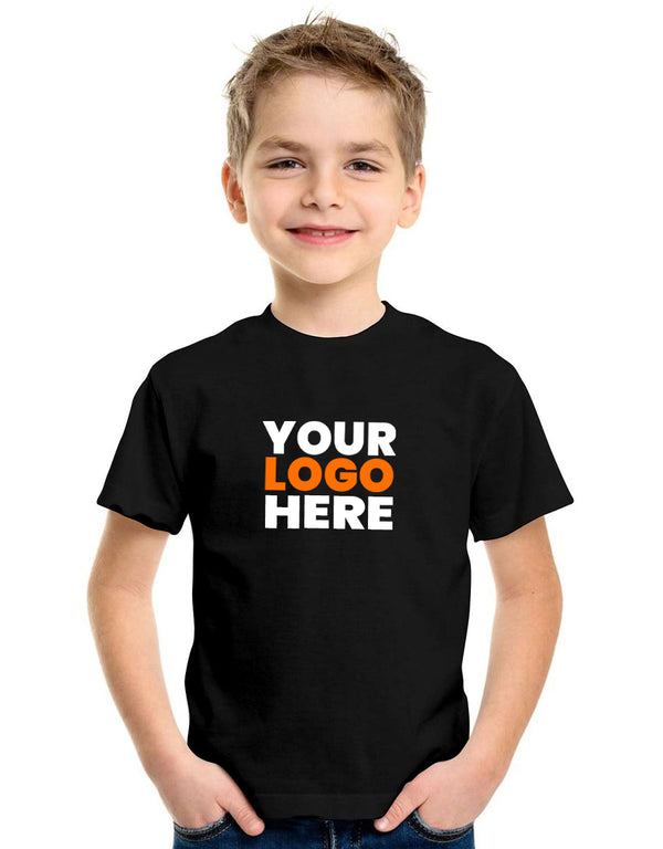 Printed Promotional Children's T-Shirt - Black