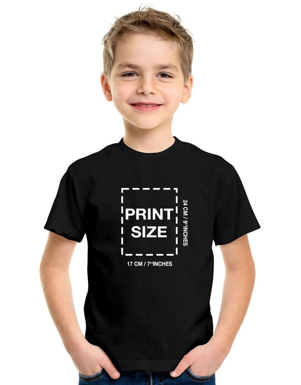 Printed Promotional Children's T-Shirt - Black