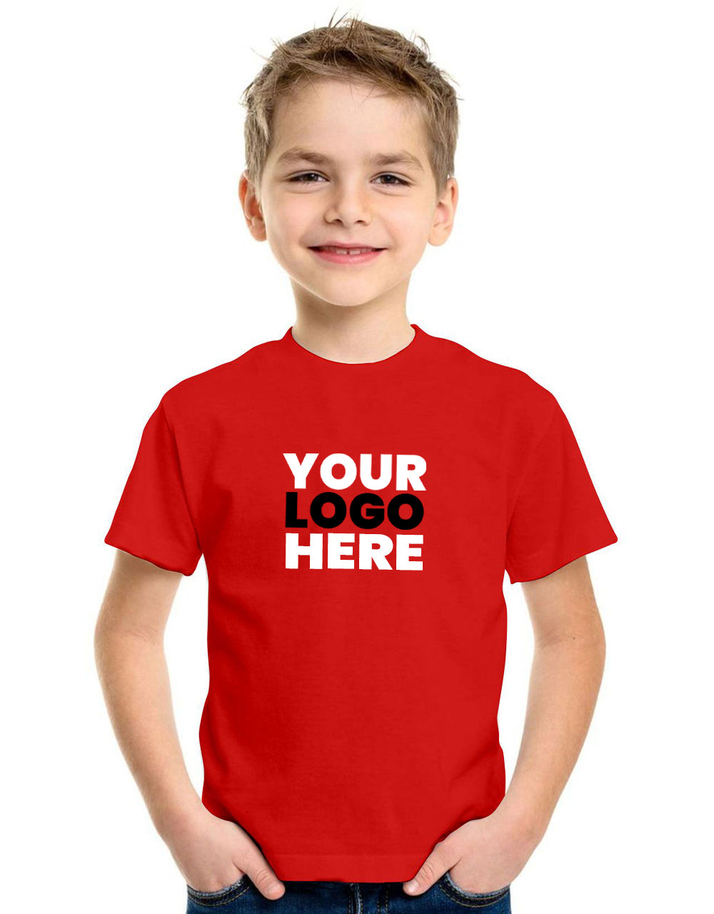 Printed Promotional Children's T-Shirt - Red