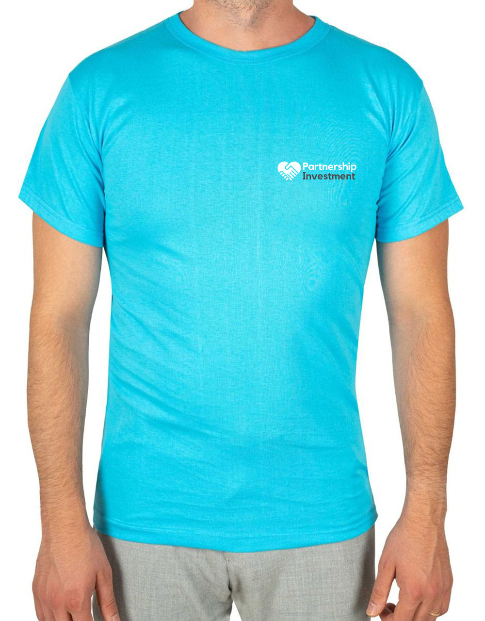 Print Promotional T-shirt Blue Color