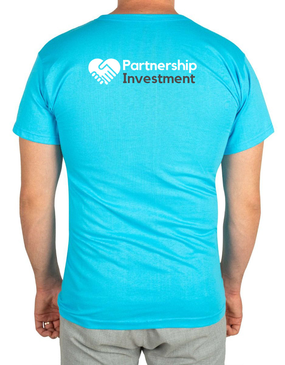 Print Promotional T-shirt Blue Color