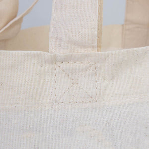 Raw Cotton Shopping Tote Bag – 19"W x 16"H x 4"D Reusable Market Bag - Pamusan.com