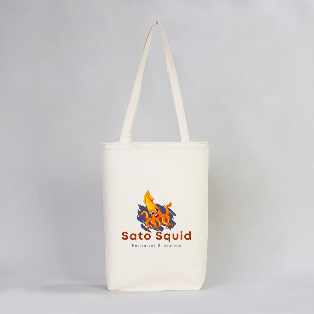 Raw Tote Bag 14"W x 16"H x 4"L (35x40x10 cm) -  (Customize)