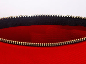 Red Clutch Bag 8"x6" – Custom Logo Makeup & Cosmetic Pouch, Bridesmaid Gift - Pamusan.com