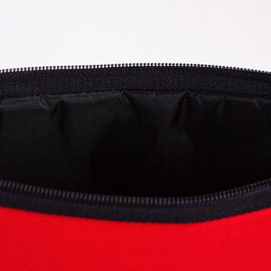 Red Cotton Zippered Clutch Pouch – 12" × 8" (30 × 21 cm) – 10 oz Fabric - Pamusan.com