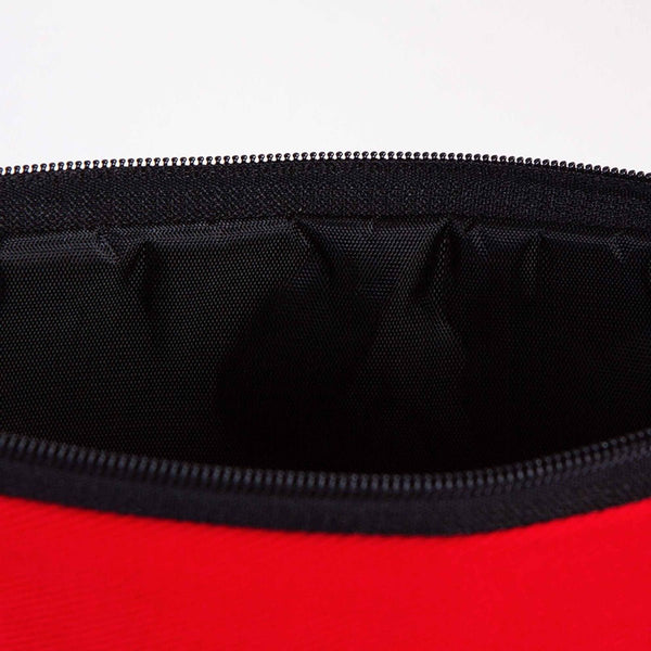 Red Cotton Zippered Clutch Pouch – 12" × 8" (30 × 21 cm) – 10 oz Fabric - Pamusan.com