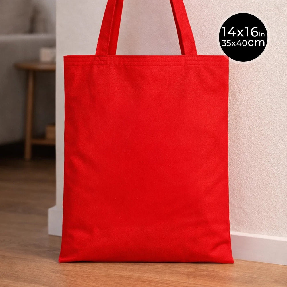 Red Tote Bag – 8 oz, Durable, Reusable & Eco - Friendly - Pamusan.com