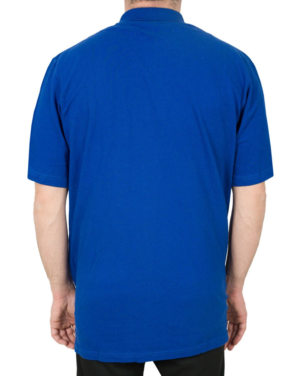 Polo-Collar T-Shirt Saks Blue