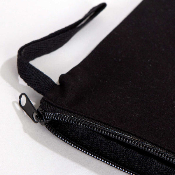 Clutch Bag - Black 8"W x 6"H-21x15 cm (customized)