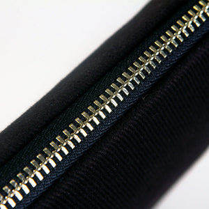 Clutch Bag Black 8"x6" – Cotton Zipper Cosmetic & Reusable Makeup Pouch