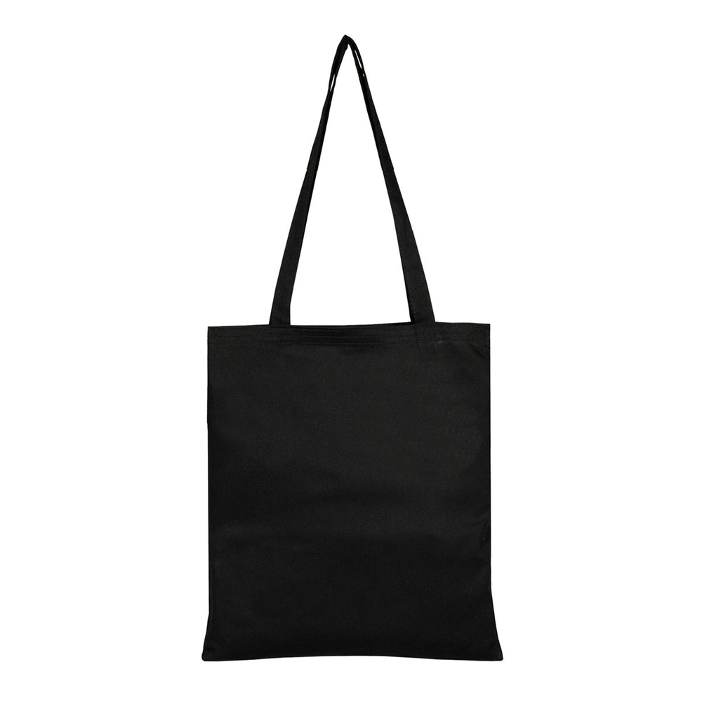 Black Cotton Tote Bag – 14"x16" Blank Reusable Canvas Bag Wholesale