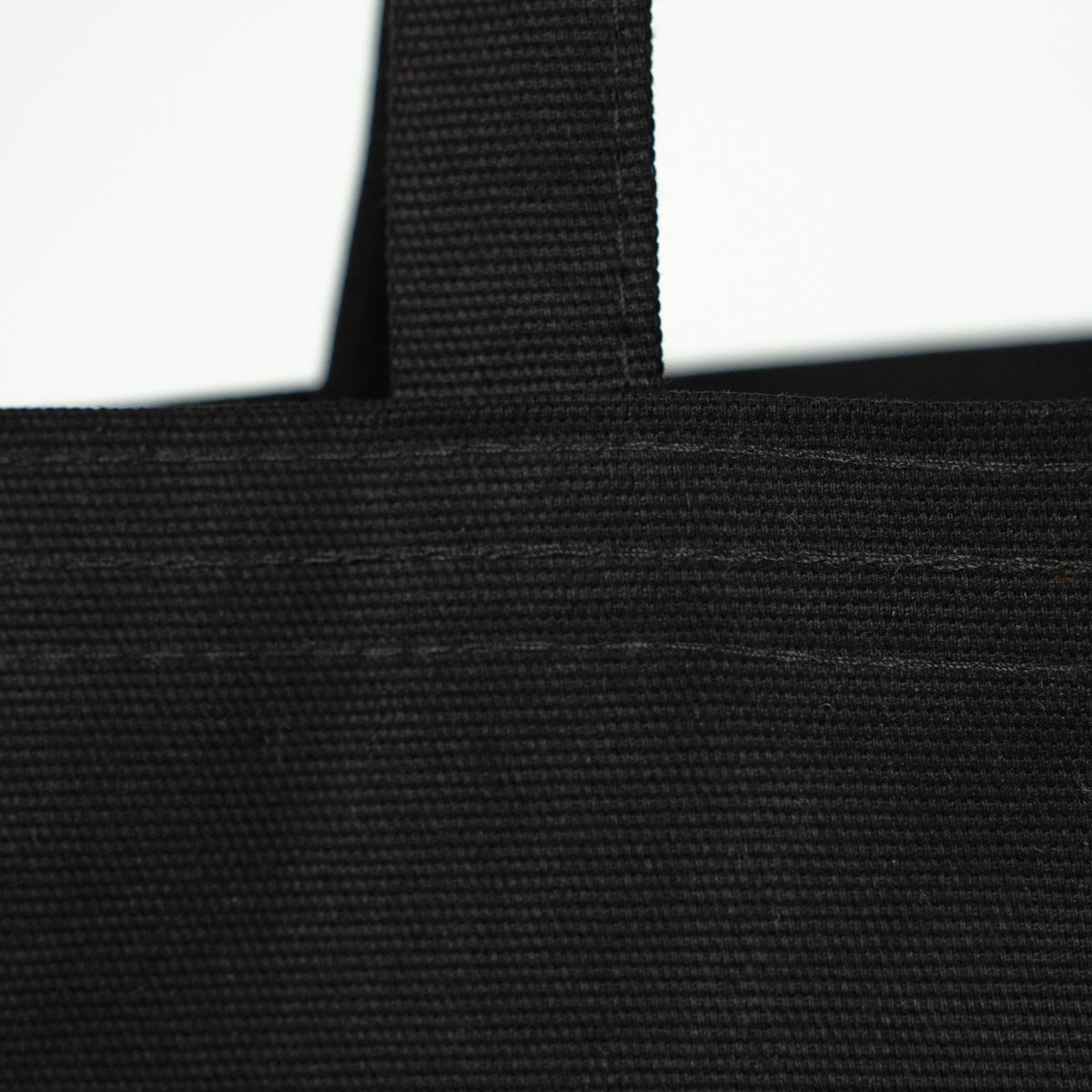 Black Canvas Tote Bag – Large 14"x16" Eco-Friendly Cotton Shopping Bag