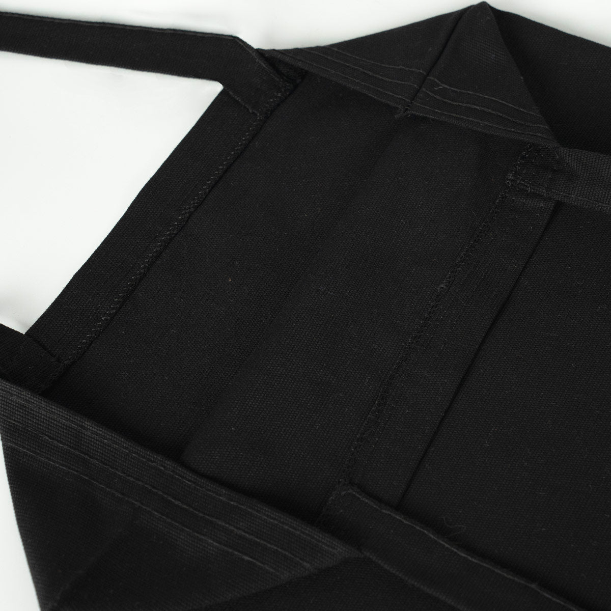 Black Canvas Tote Bag – Large 14"x16" Eco-Friendly Cotton Shopping Bag