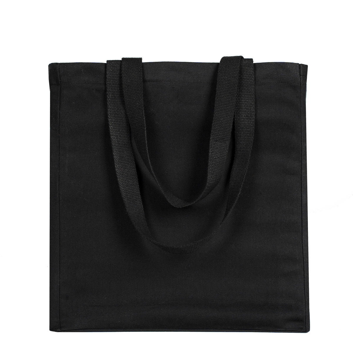 Canvas Tote Bag – Blank Black, Durable & Reusable Shopping Bag