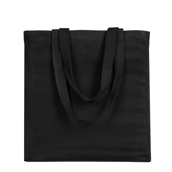 Canvas Tote Bag – Blank Black, Durable & Reusable Shopping Bag