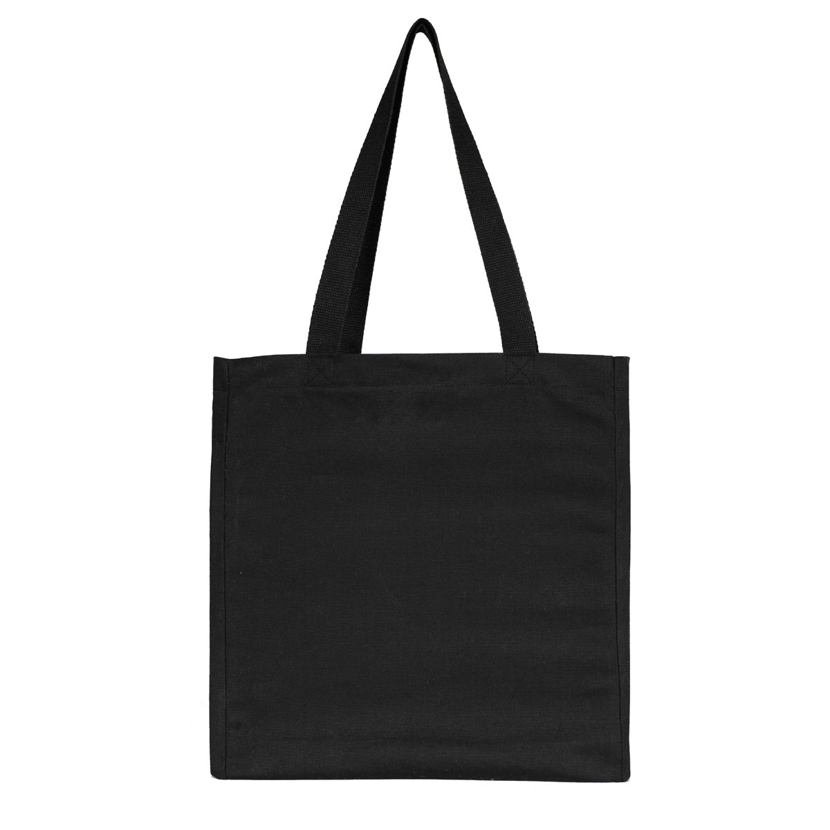 Canvas Tote Bag – Blank Black, Durable & Reusable Shopping Bag