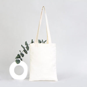 Small Cotton Tote Bag – 8" × 10" (20 × 25 cm) – 4 oz Natural Book Bag - Pamusan.com
