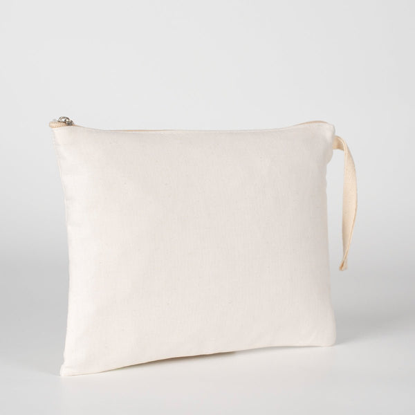 Sublimation Printed Laminated Cotton Clutch Pouch – 10" × 7" (25 × 18 cm) - Pamusan.com