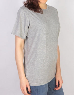Basic T-shirt Gray-Print