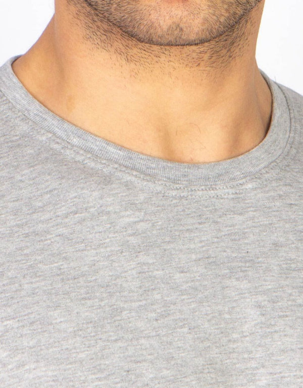 Basic T-shirt Gray-Print