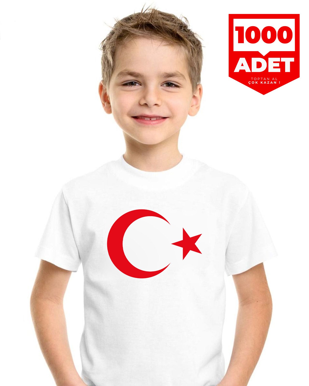 Lunar Star T-Shirt - White - 1000 - Single Color Printing