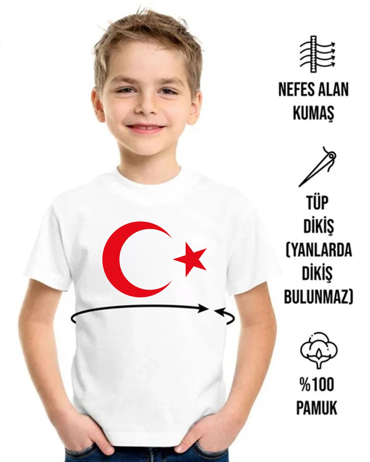 Lunar Star T-Shirt - White - 1000 - Single Color Printing