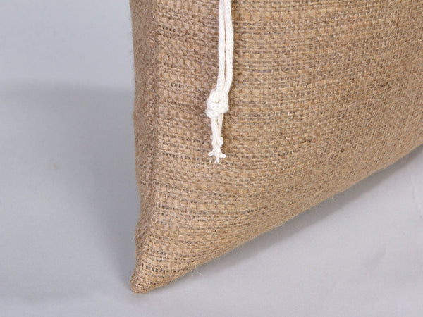 12x16 Coffee Burlap Tote Bags - Natural Jute Drawstring Gift Bags - Pamusan.com