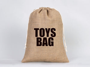 12x16 Coffee Burlap Tote Bags - Natural Jute Drawstring Gift Bags - Pamusan.com