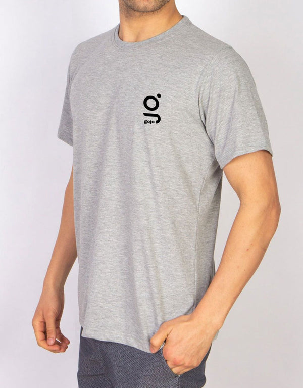 Basic T-shirt Gray-Print