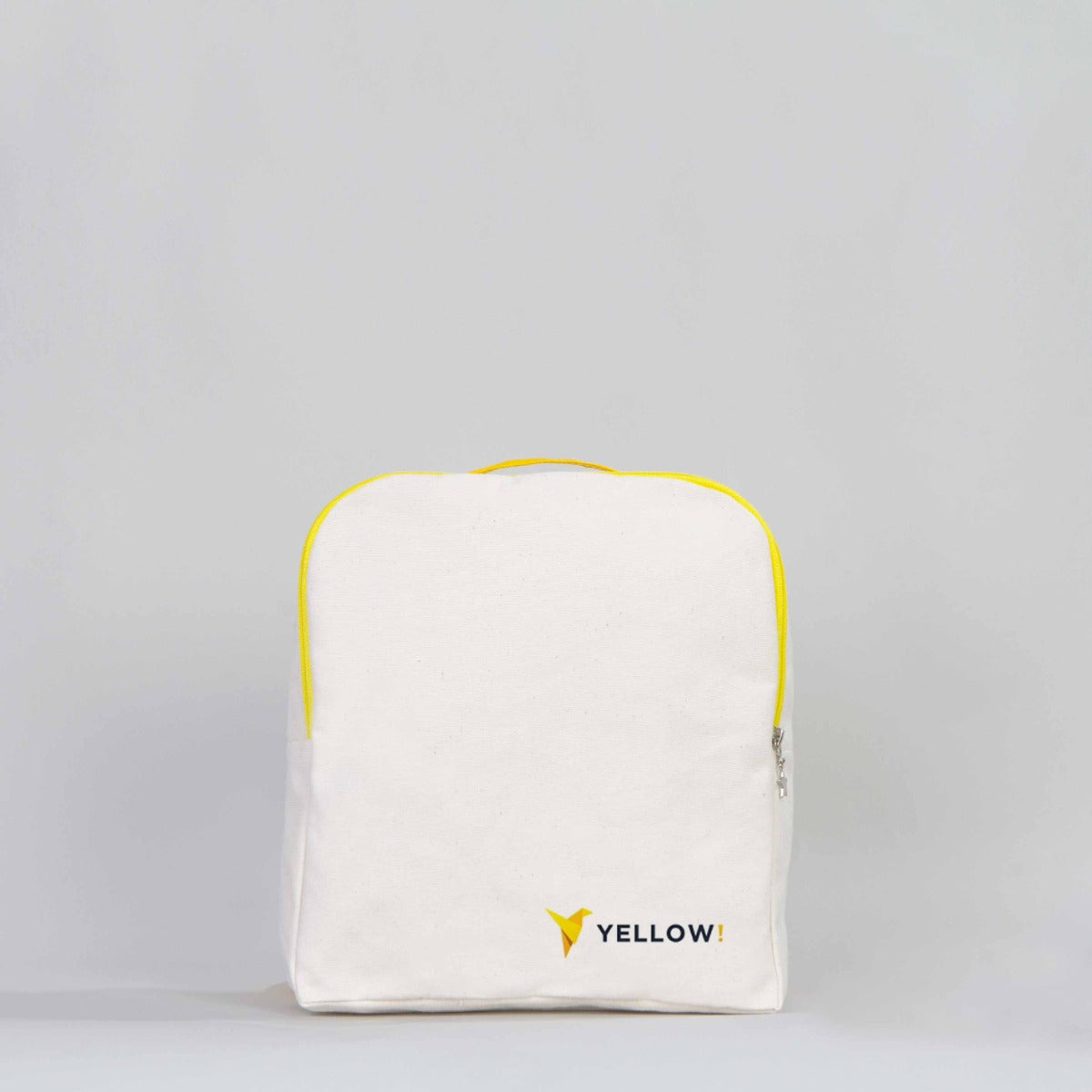 VIP Canvas Backpack 10"W x 13"H x 4"L (25 cm x 32 cm x 10 cm) - Yellow (Customize)