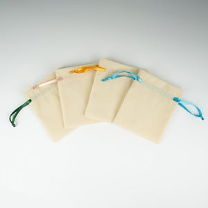 Velvet Rose Drawstring Pouch with Blush Pink Ribbon – 4" × 5" (10 × 13 cm) - Pamusan.com