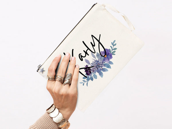 Wedding Clutch Bag 10"x7" – Custom Eco - Friendly Cotton Bridal Clutch - Pamusan.com