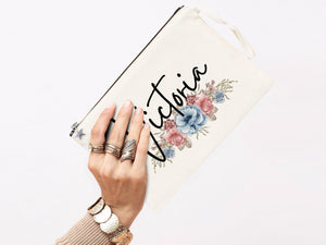 Wedding Clutch Bag 10"x7" – Custom Eco - Friendly Cotton Bridal Clutch - Pamusan.com