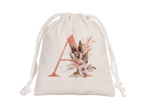 Wedding Pouch Bags, Bachelorette Party Drawstring Pouches – Personalized Bridal Cotton Bags - Pamusan.com