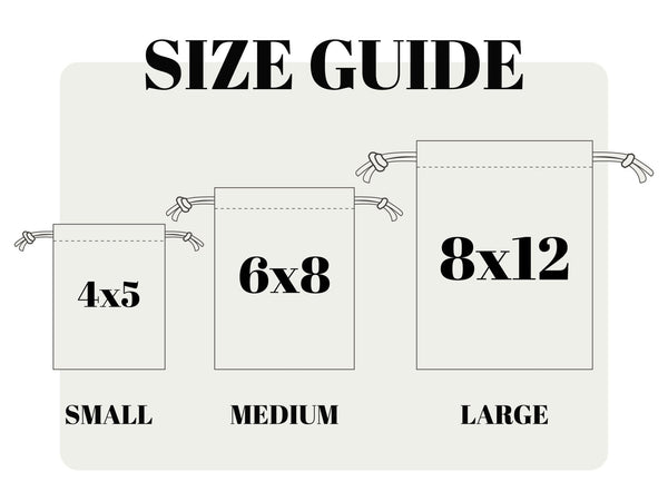 Wedding Welcome Pouch Bags – Personalized Bridal Party Drawstring Cotton Bags & Bridesmaid Gift Sacks - Pamusan.com