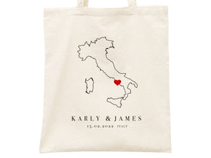 Wedding Welcome Tote Bags – Personalized Bridal Party Gift Totes - Pamusan.com