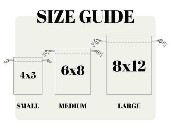 Welcome to the Wedding – Custom Drawstring Pouches for Bridal Party & Bridesmaids - Pamusan.com