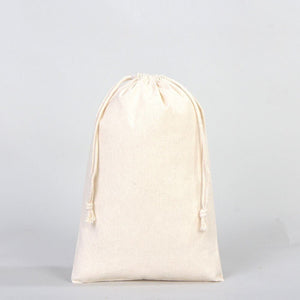 Wholesale Cotton Pouch Bags - 8"W x 12"H (20 cm x 30 cm) Double Drawstring Pouch Bags - Cotton Vegetables Pouch Bag - Storage Cloth Bag - Pamusan.com