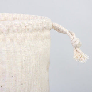Wholesale Cotton Pouch Bags - 8"W x 12"H (20 cm x 30 cm) Double Drawstring Pouch Bags - Cotton Vegetables Pouch Bag - Storage Cloth Bag - Pamusan.com