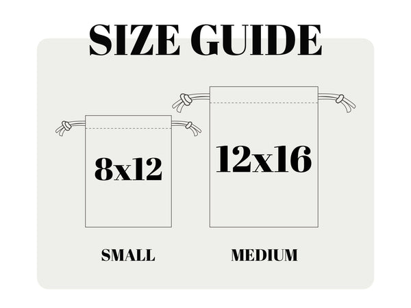 Wholesale Logo Printed Shoe Bags | Custom Drawstring Shoe Organizers | 2 Sizes | Cotton Pouch Shoe Bags with Black Ribbon - Pamusan.com