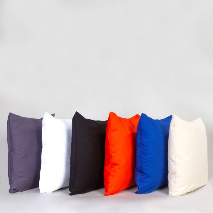 Pillow Cases 17" W x 17" H (43cm x 43 cm) -  Orange (Customize)