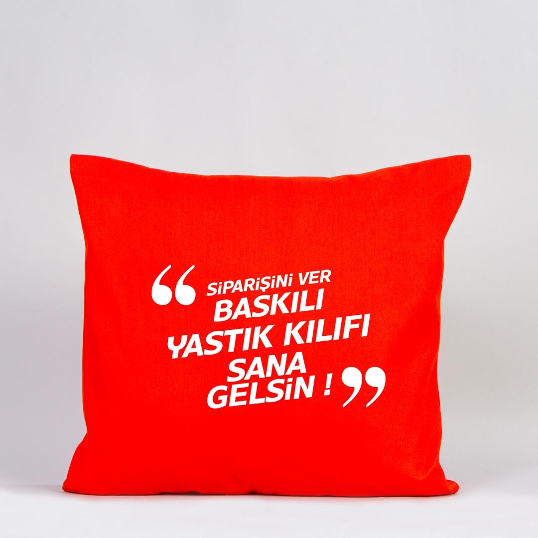 Pillow Cases 17" W x 17" H (43cm x 43 cm) -  Orange (Customize)