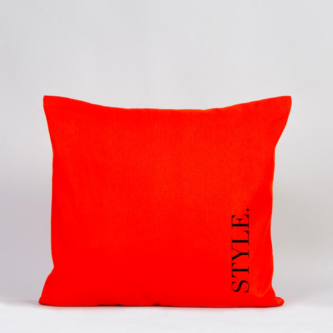 Pillow Cases 17" W x 17" H (43cm x 43 cm) -  Orange (Customize)