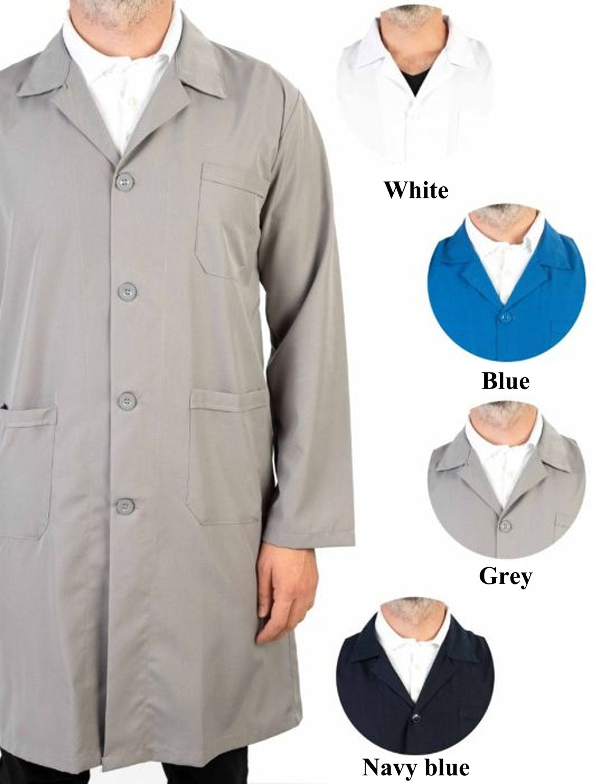 Gray Alpaca Male Work Aprons | Staff Clothes