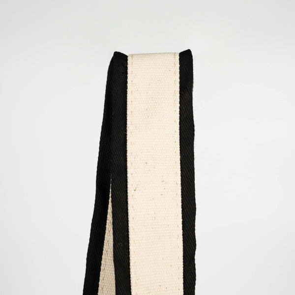 Zippered Canvas Tote Bag with Front Pockets – Black Handle – 16" × 14" × 4" (40 × 35 × 10 cm) - Pamusan.com