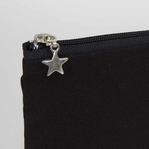 Zippered Clutch Bag – Black – 10" × 7" (25 × 18 cm) - 10 oz - Pamusan.com