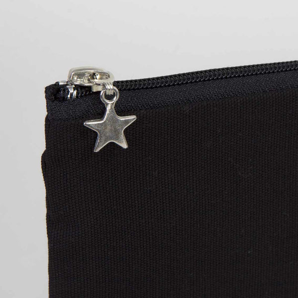 Zippered Clutch Bag – Black – 10" × 7" (25 × 18 cm) - 10 oz - Pamusan.com