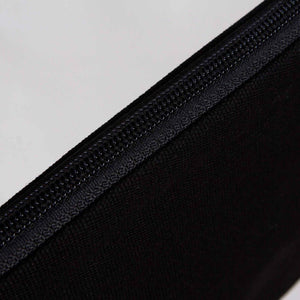 Zippered Clutch Bag – Black – 10" × 7" (25 × 18 cm) - 10 oz - Pamusan.com