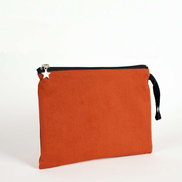 Zippered Clutch Bag – Ceramic – 10" × 7" (25 × 18 cm) - 10 oz - Pamusan.com