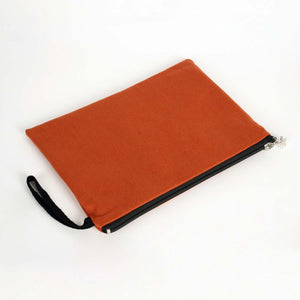 Zippered Clutch Bag – Ceramic – 10" × 7" (25 × 18 cm) - 10 oz - Pamusan.com